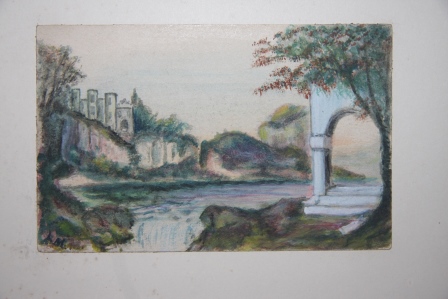 Image for Album of 37 Oil Paintings and Watercolors of Primarily England [D.L. & A.C. Miller.  June-July 1920]