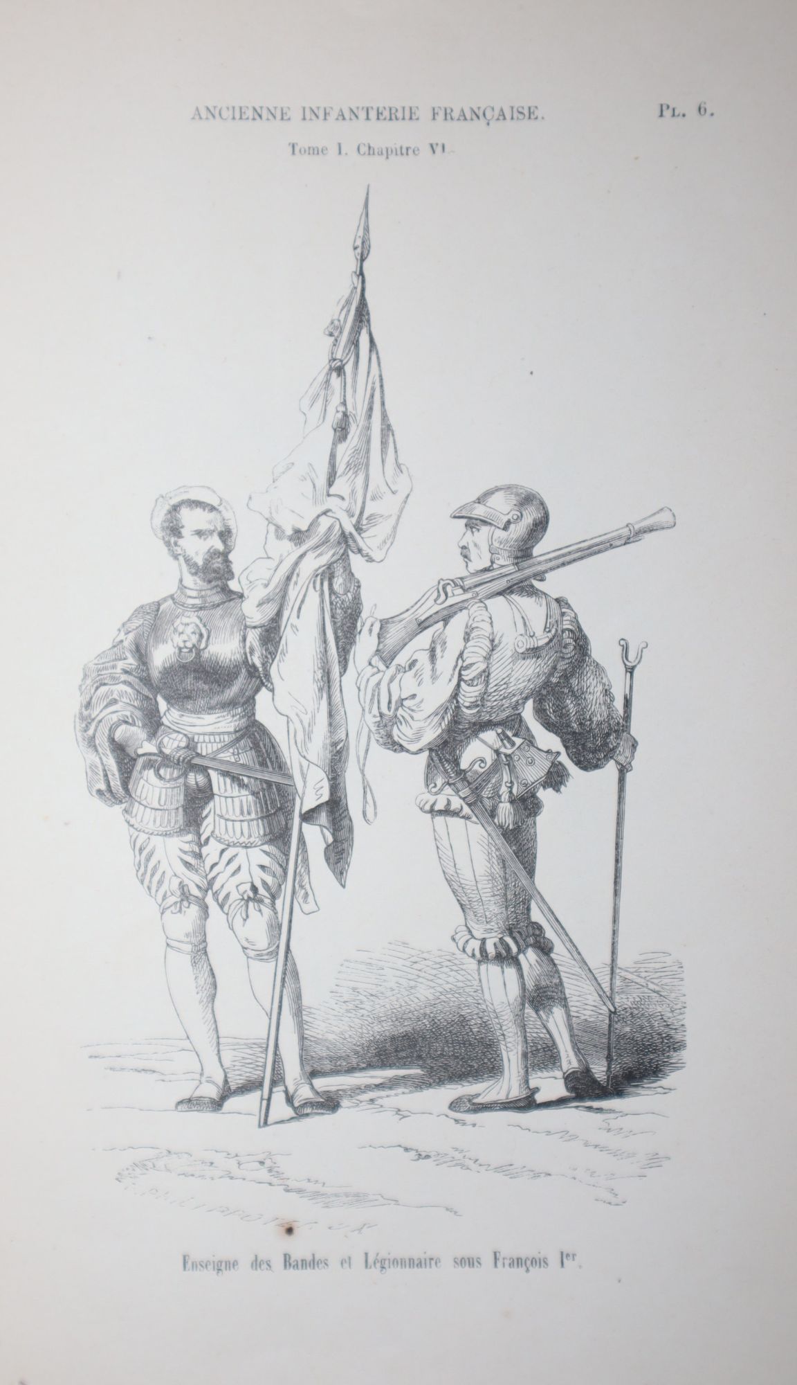 Histoire de l'Ancienne Infanterie Francaise. Atlas de 151 Planches