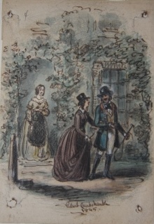 Image for Original Signed Drawings by Robert Cruikshank [for] Chronicles of the Bastille