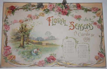 Image for Floral Seasons.  A Calendar for 1899.