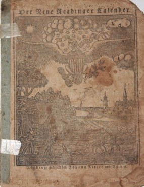 Image for Der Neue Readinger Calender. Der Neue, Americanische Landwirthschaftscalender, Auf das Jahr unsers heilandes Jesu Christi, 1835, welches ein gemeines Jahr von 365 Tagen ist, . . .