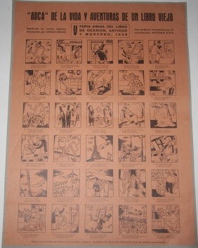 Image for [Broadside] &#34;Auca&#34; de la Vida y Adventuras de un libro Viejo [Story and Adventures of an Old Book]