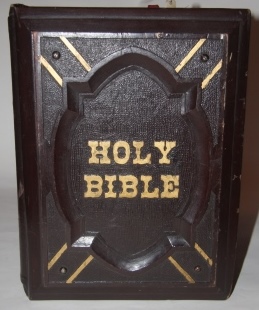 Image for [Faux Books][Folk Art Mechanical Toy Book] Holy Bible
