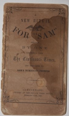Image for A New Ritual for "Sam" Written By One Connected with The Cincinnati Times, and Updated to Sam's Numerous Friends
