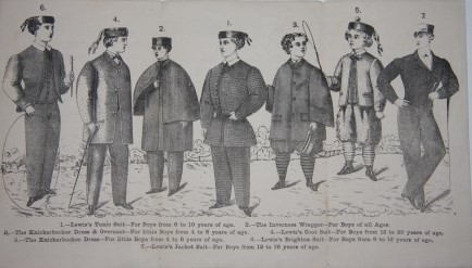 Image for Flyer for Lewis & Company, Liverpool, manufacturer of boys' clothing