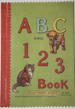 Image for ABC and 123 Book.  Wash-Fabric Books. No. 425.