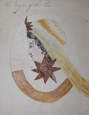 Image for Manuscript metamorphic cut-out costume and headress overlays