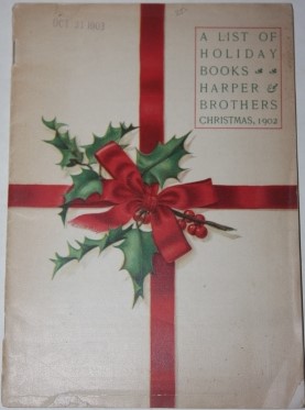 Image for A List of Holiday Books.  Harper & Brothers. Christmas 1902.
