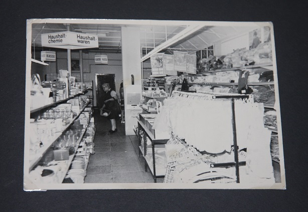 Image for Photo Album Recording the Setting up of an East German Grocery and Home Appliance Store