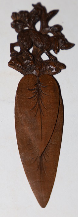 Image for Black Forest Woodcarved Bookmark