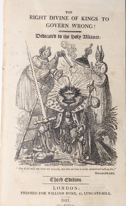 Image for The Right Divine of Kings to Govern Wrong!  Dedicated to the Holy Alliance.