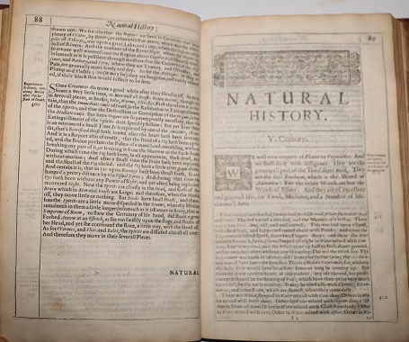 Sylva Sylvarum, or a Natural History in Ten Centuries [together with] New Atlantis. A Work Unfinished [together with] History Natural and Experimental of Life and Death; or, Prolongation of Life