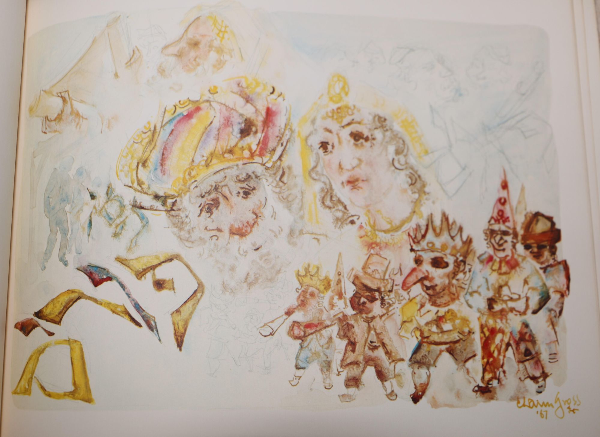 [Inscribed, original drawing] The Jewish Holidays