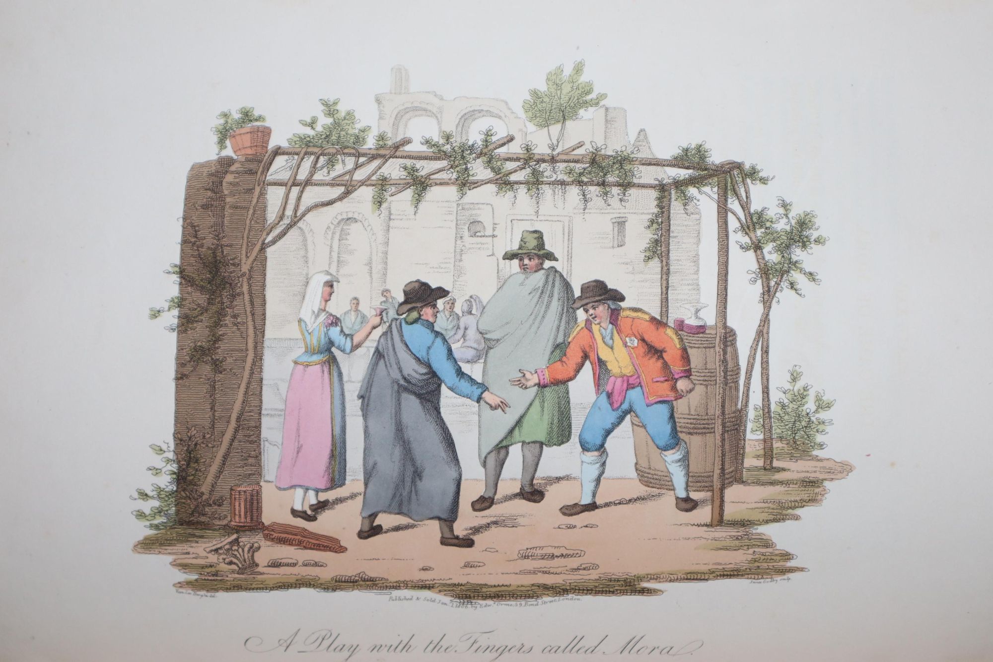 Italian Scenery; Representing the Manners, Customs, and Amusements of the Different States of Italy; Containing Thirty'Two Coloured Engravings, by James Godby, From Original Drawings by P. Van Lerberghi
