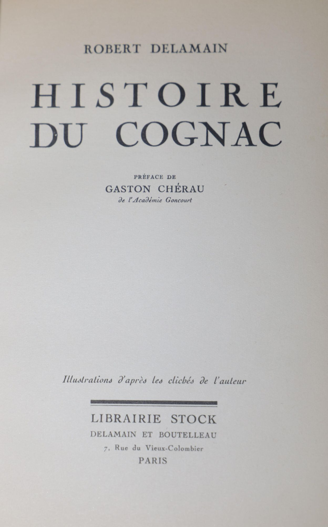 Histoire du Cognac