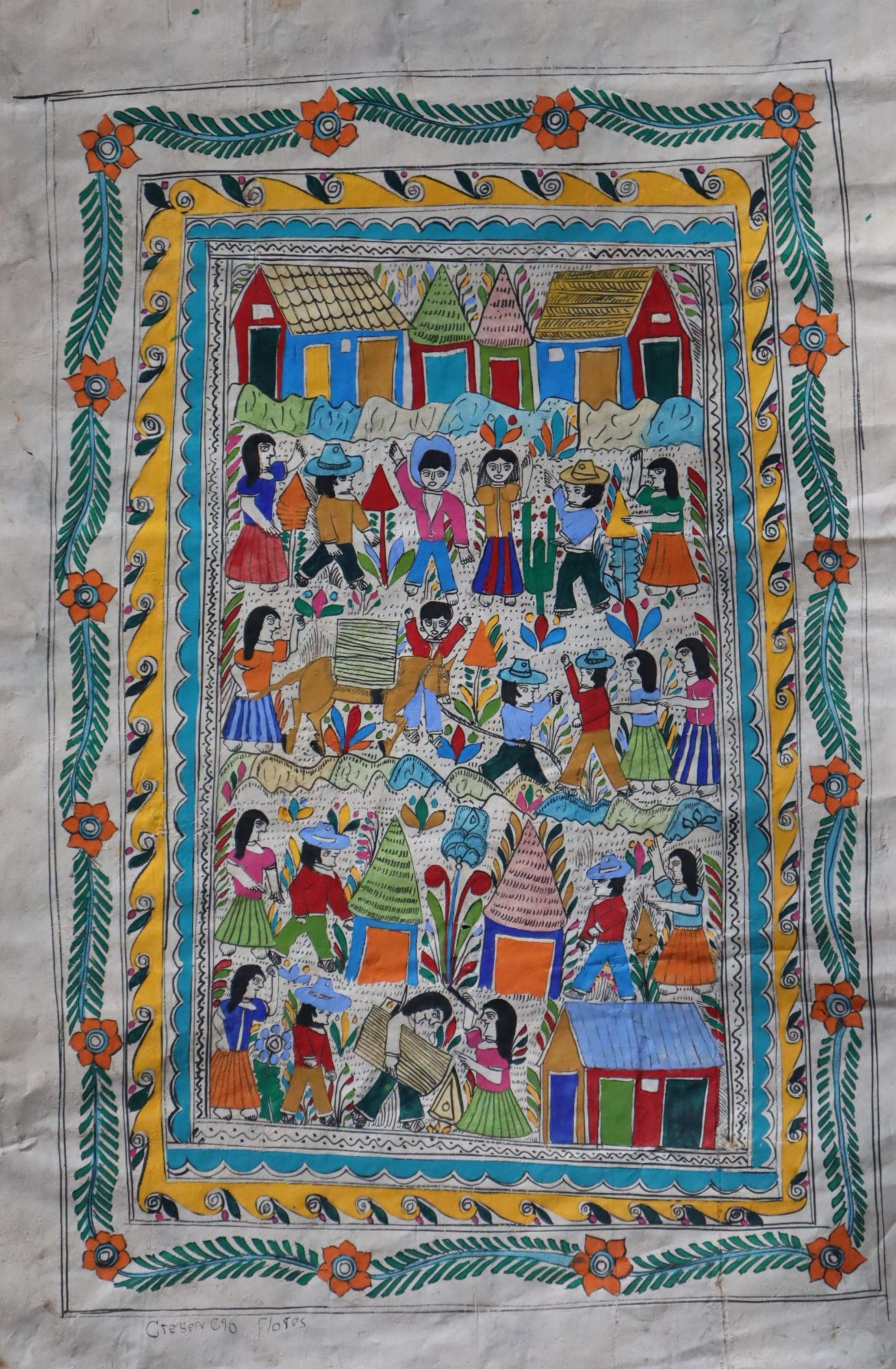 [Mexican Folk Art Painting]