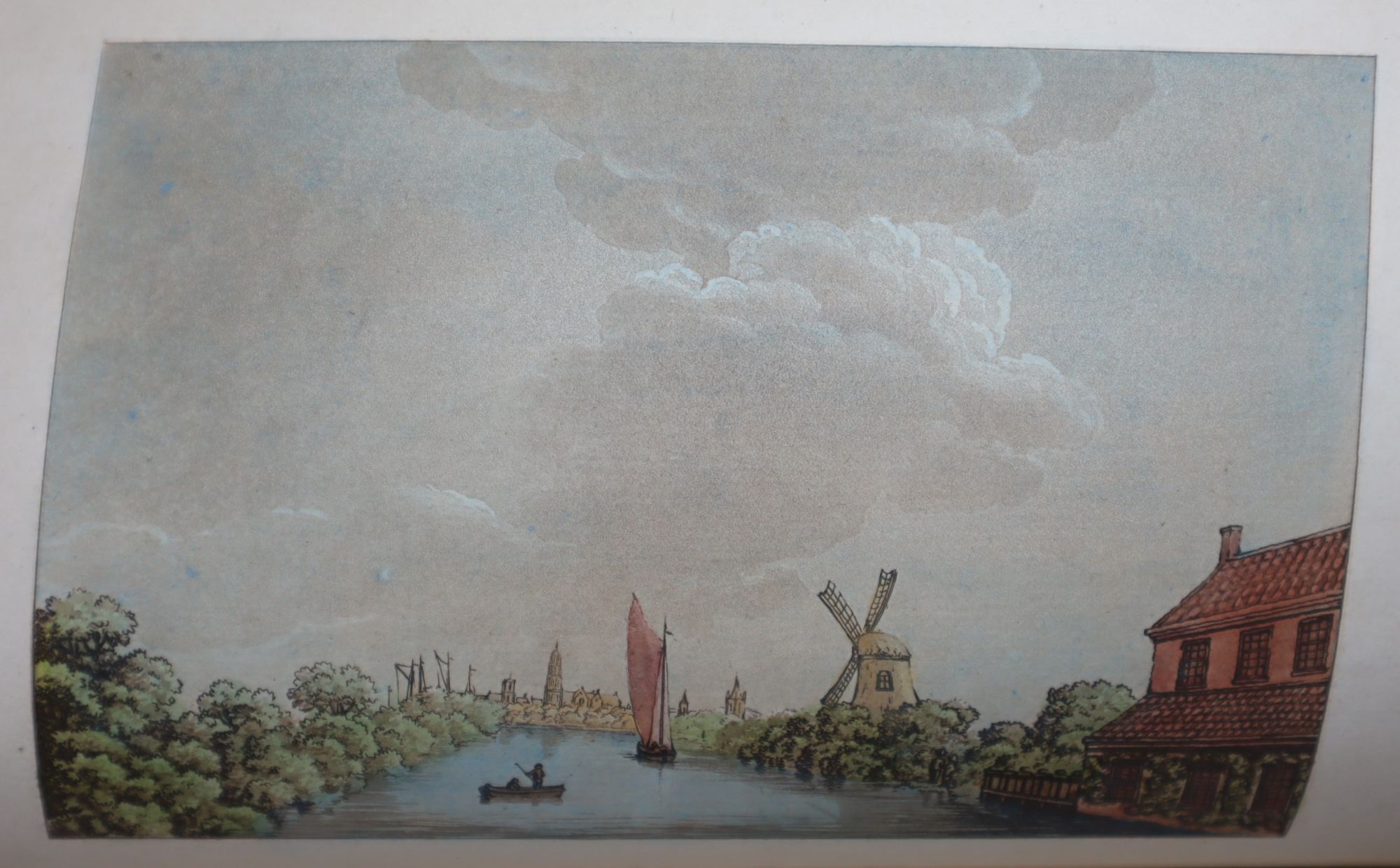 Picturesque Tour and Views. (Eight volume set); Set contains Vol. I and II of A Picturesque Tour through Holland, Brabant, and part of France (1790); Vols. I and II of Picturesque Views on the River Thames (1792); Picturesque Views on the River Medway (1793); Picturesque Views on the Upper, or Warwi