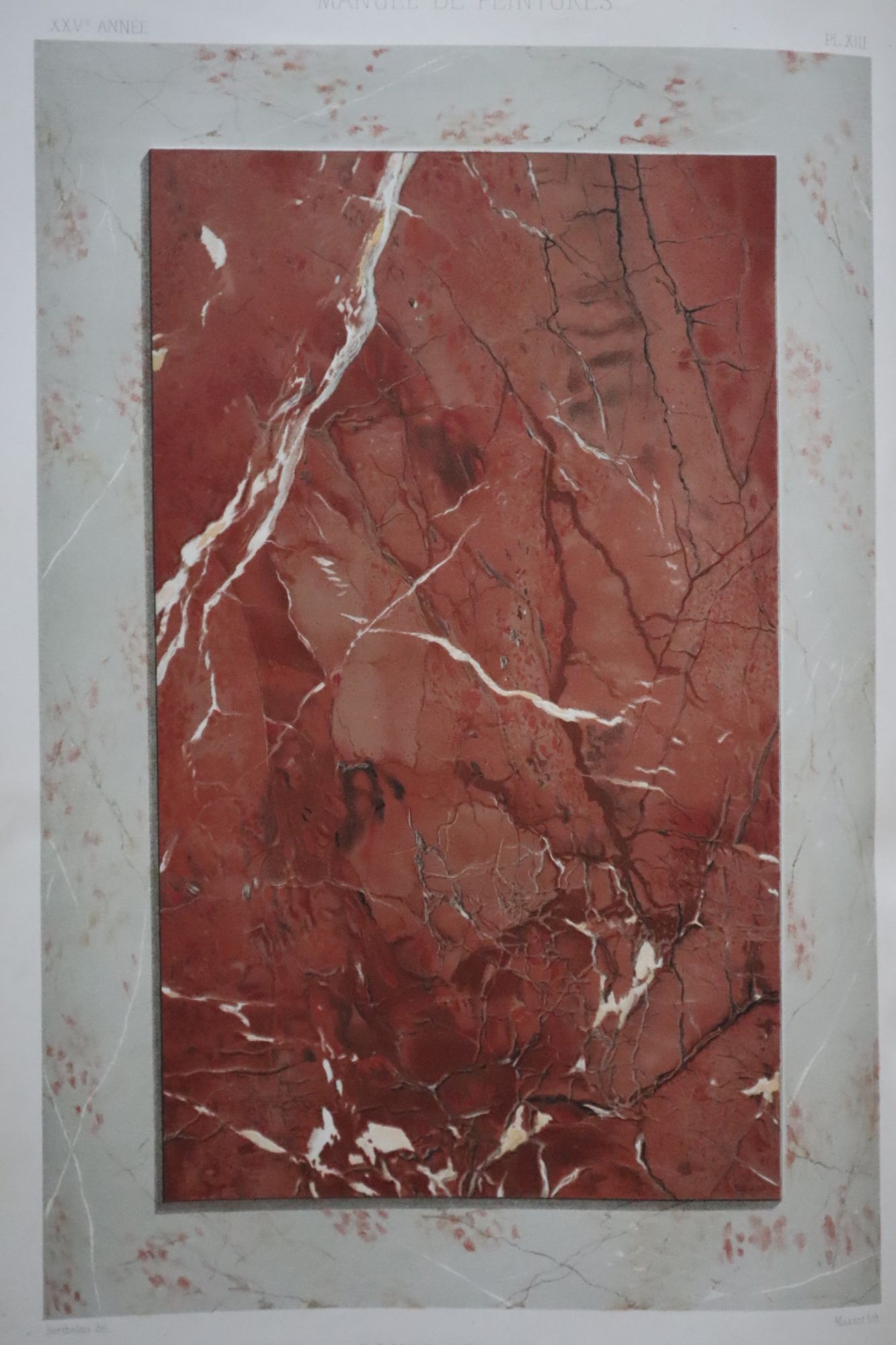 Journal-Manuel de Peintures Appliquees a la Decoration des Monuments, Appartements, Magasins, Etc. Bois, Marbres, Lettres, Attributs, Imitations de Moulures, Etc.