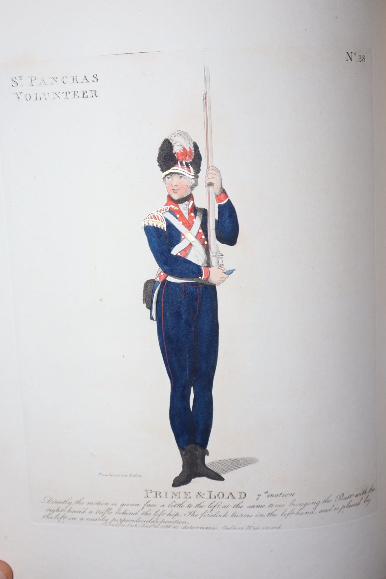 Loyal Volunteers of London & Environs, Infantry & Cavalry, in their respective Uniforms. Representing the whole of the Manual, Platoon, & Funeral Exercise, in 87 Plates