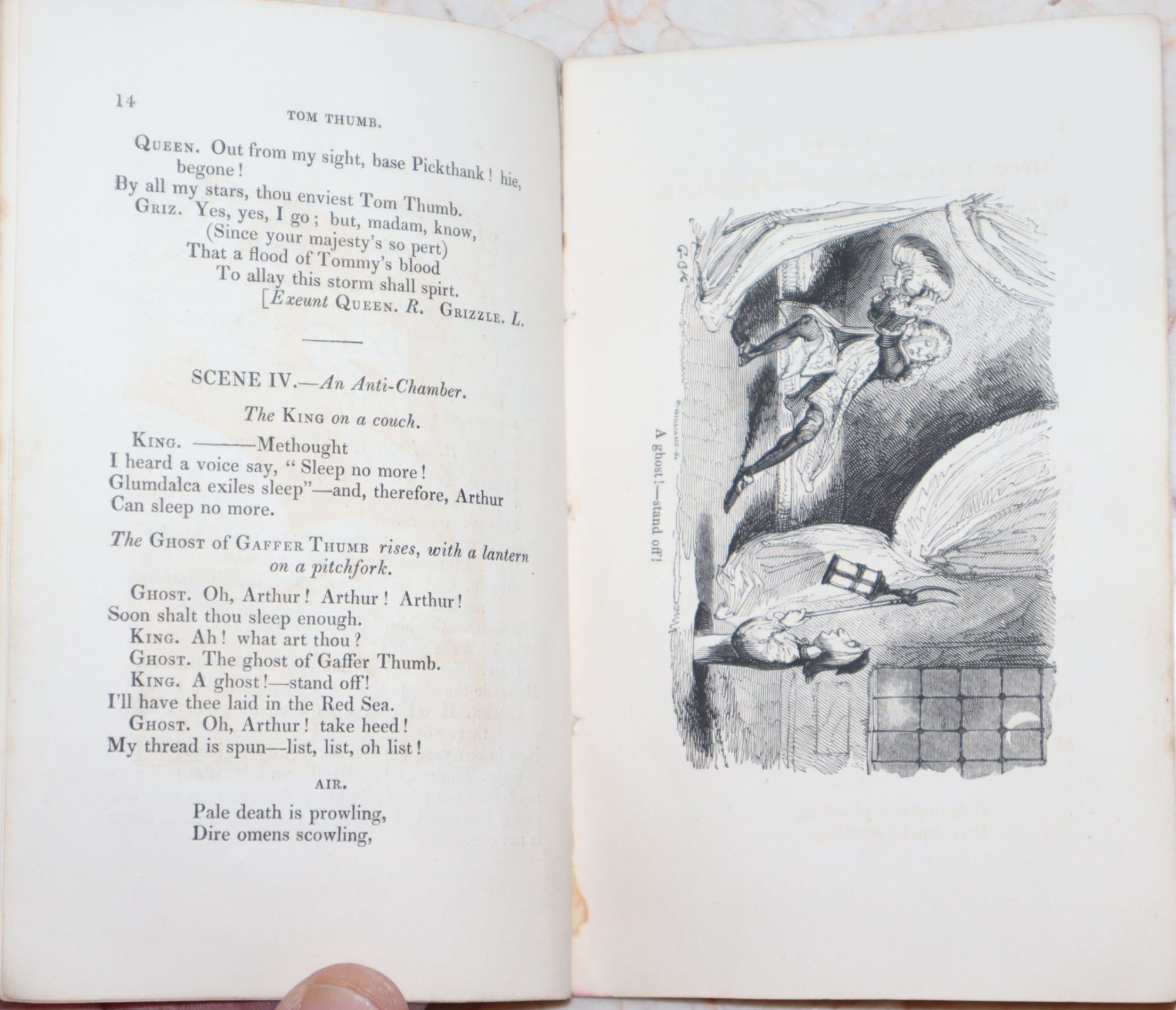 Tom Thumb; A Burletta, Altered from Henry Fielding, By Kane O'Hara. With Designs by George Cruikshank