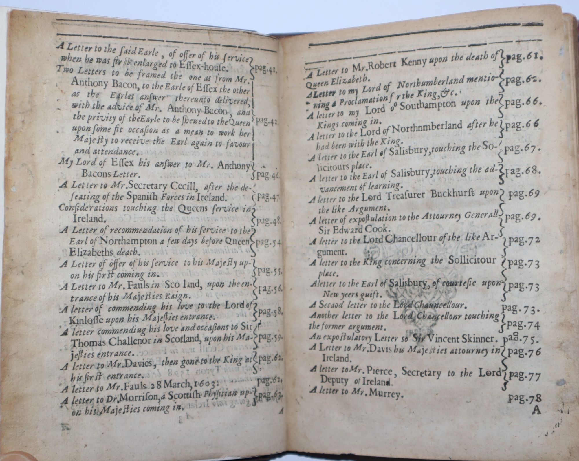 The Remaines of the Right Honorable Francis Lord Verulam