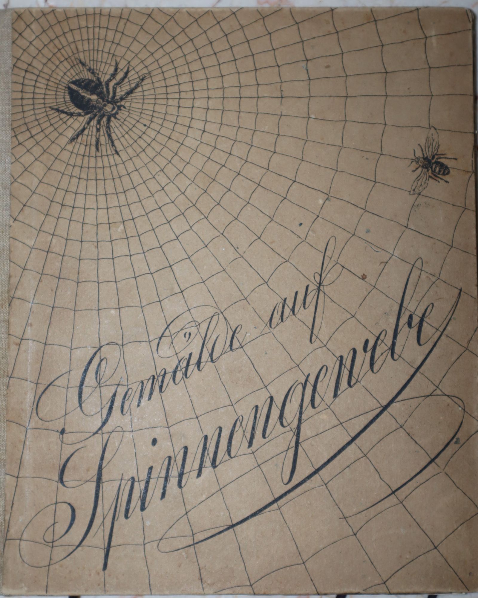 Gemlde auf Spinnengewebe. Painting on Cobweb. Peinture sure toile d'araigne.; 