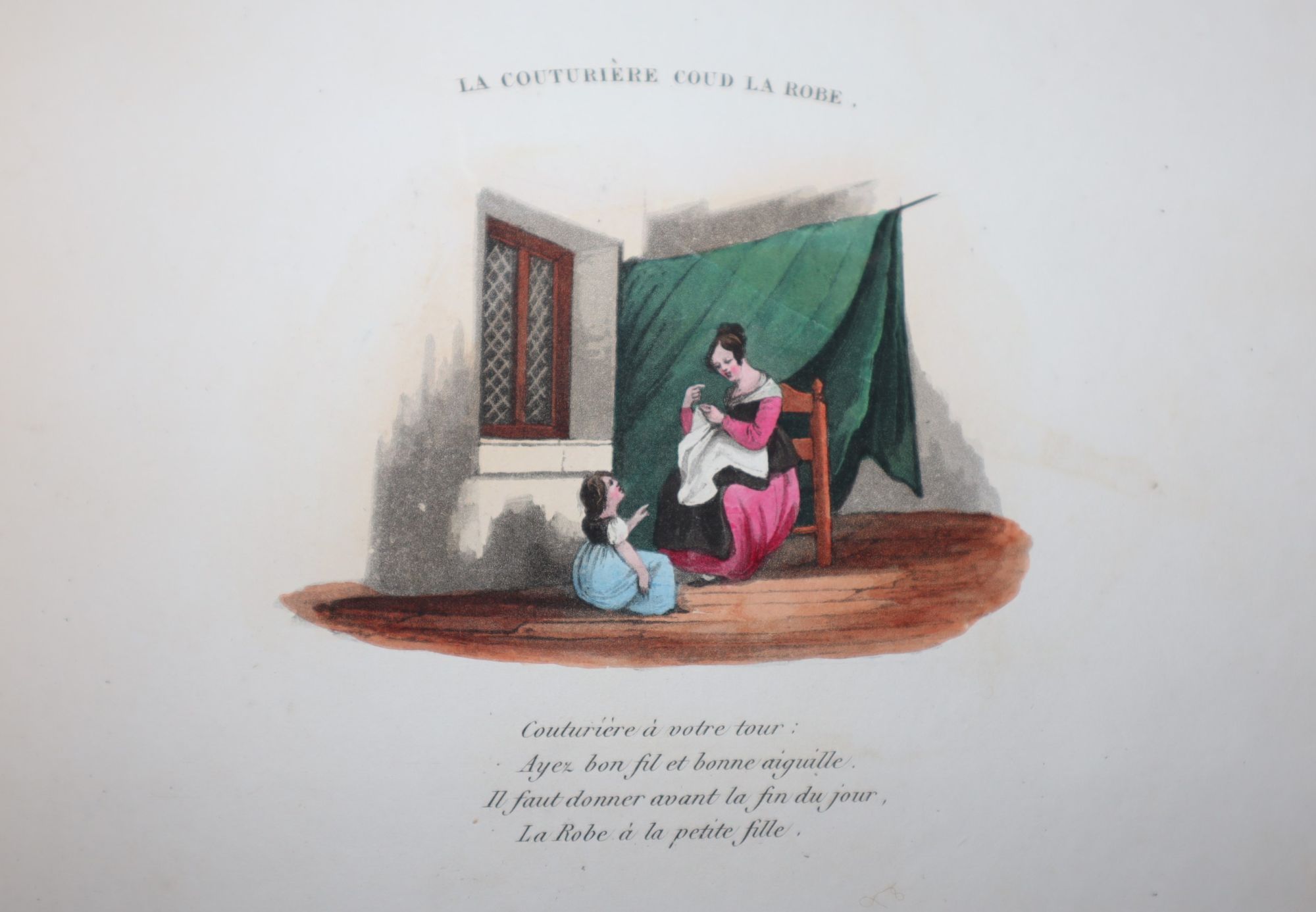 Histoire d'une Petite Robe de Lin, en vingt-deux Tableaux; Reprsentant tous les dtails de la culture du lin et de la Fabrication de la Toile