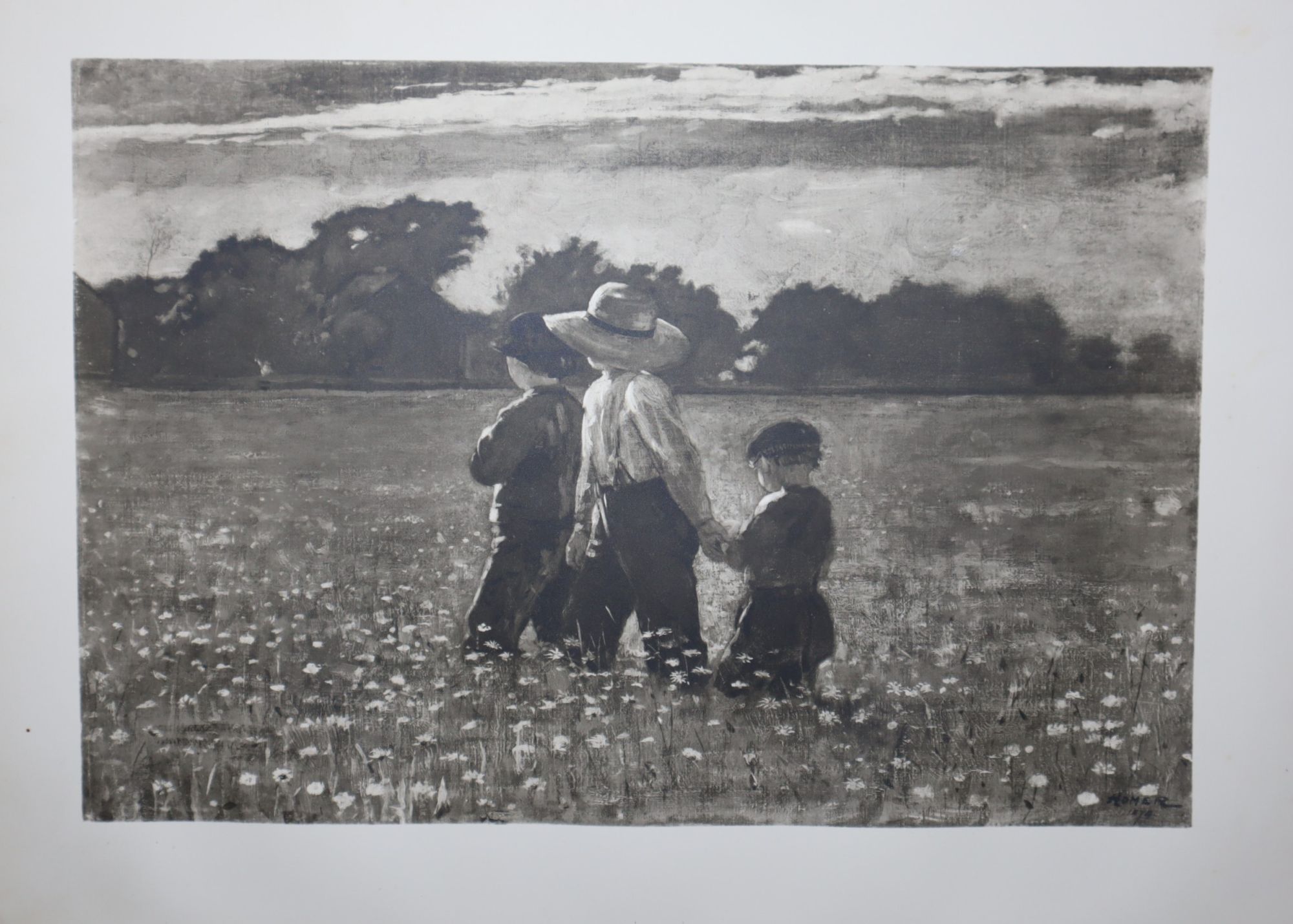 [Manuscript Catalogue] In the Mowing by Winsow Homer, N. A. 1836 - 1910