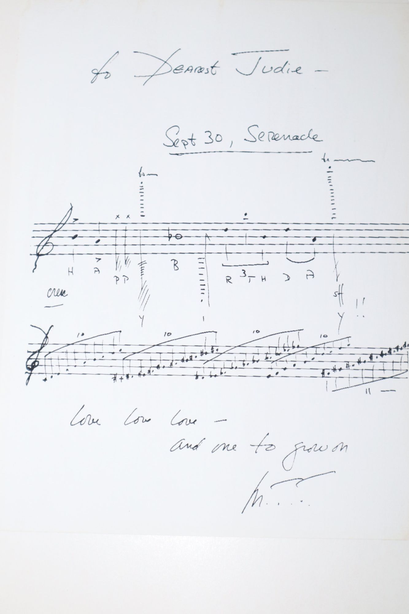 Album of Letters from Famous Conductors, Musicians and Performers to Top Columbia Artists Talent Agent Judith A. Janowski, Celebrating Her Birthday