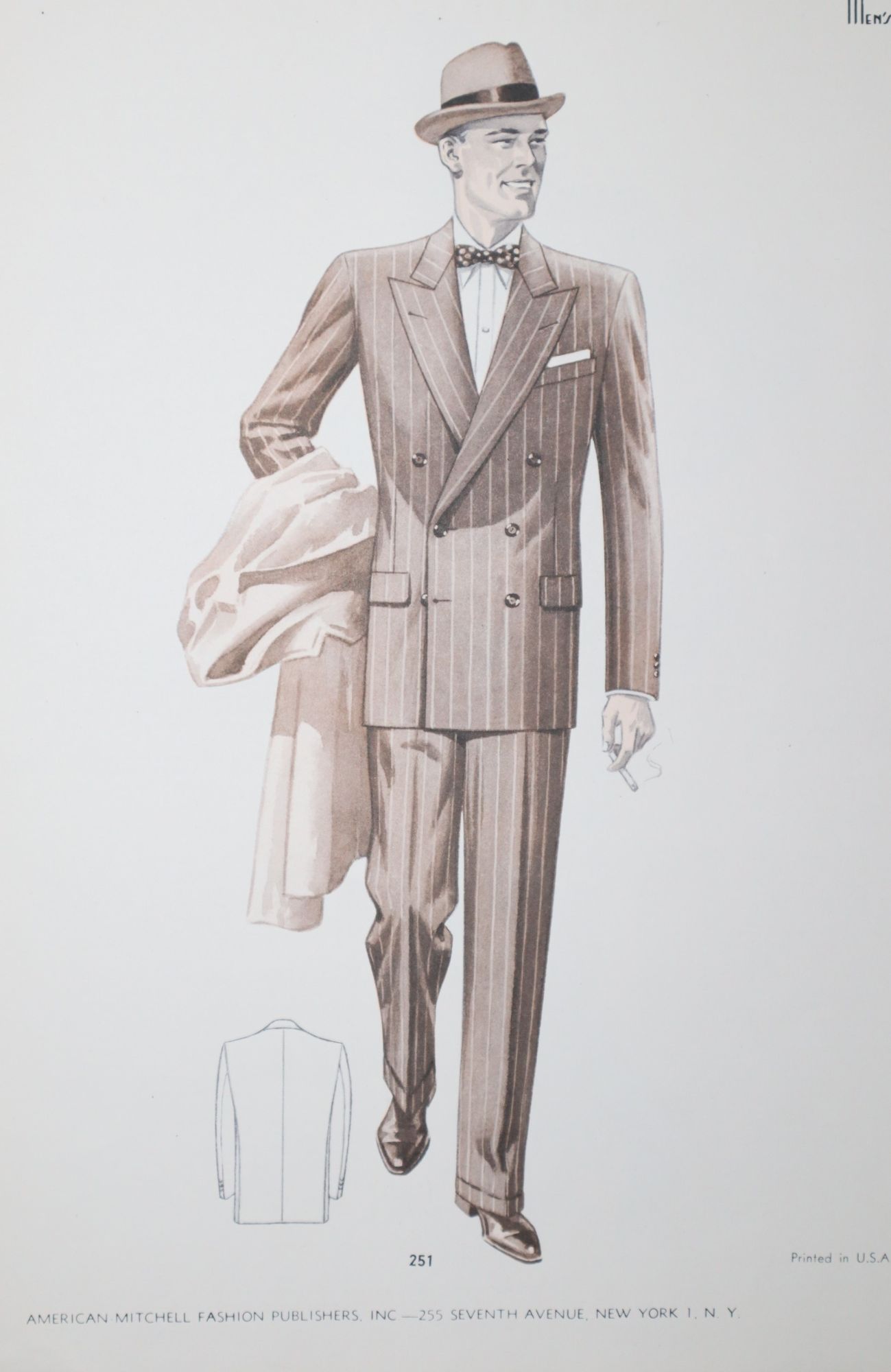 Men's Mode De Luxe Fashions Fall and Winter 1952-53