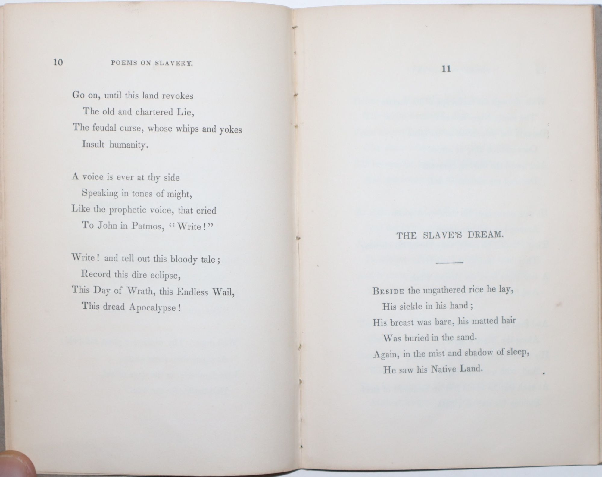 Poems on Slavery