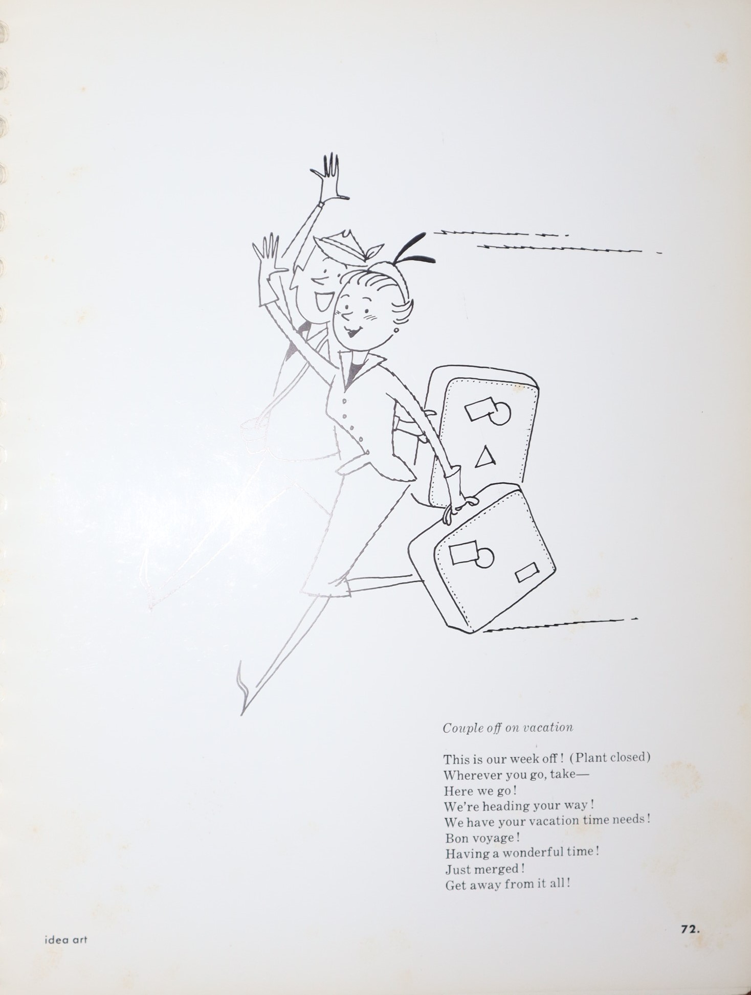 Idea Art. A comprehensive portfolio of basic advertising ideas illustrated by top flight artists for immediate use