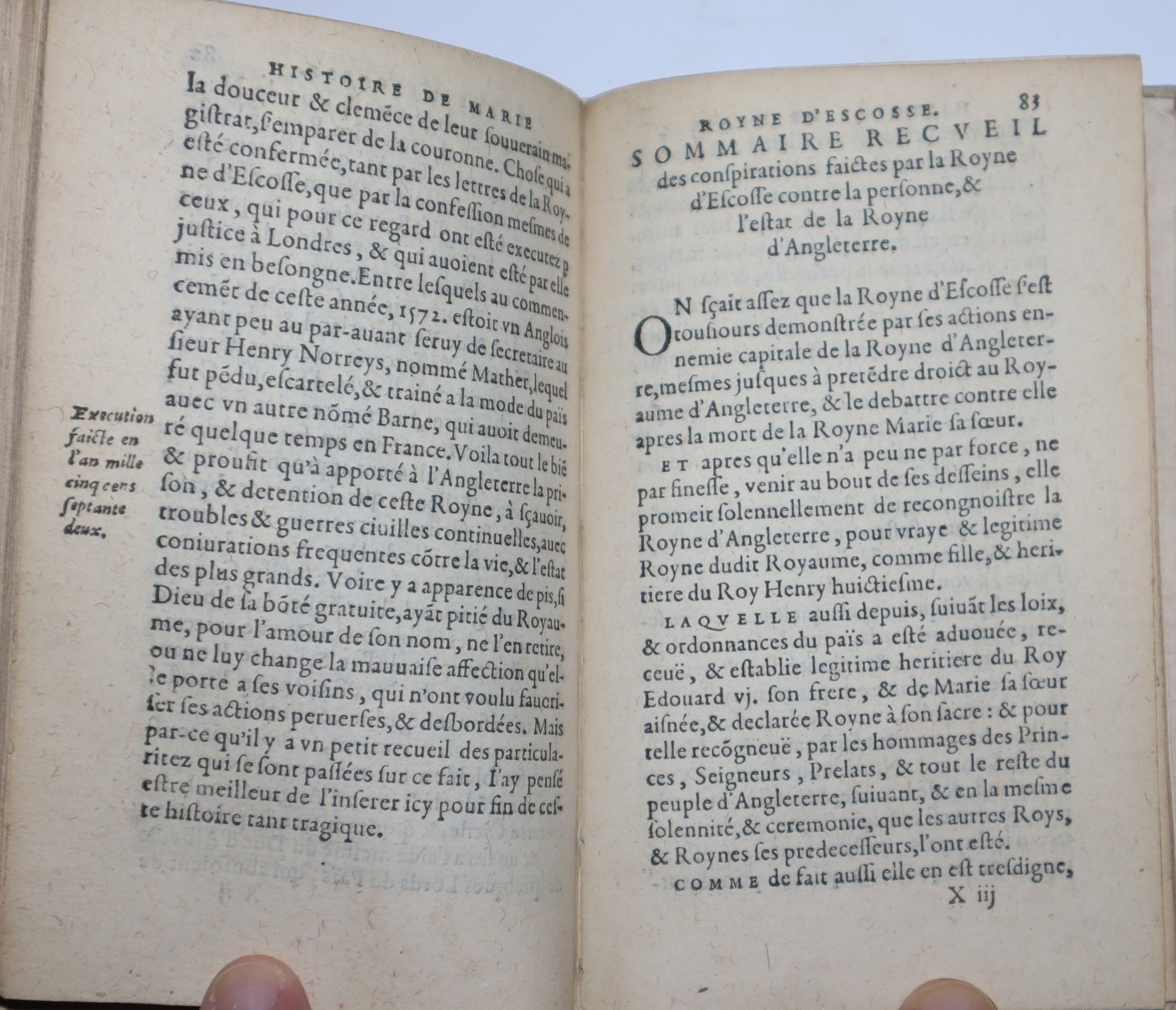 Histoire de Marie Royne d'Escosse : touchant la conjuration faicte contre le Roy, & l'adultere commis avec le Comte de Bothwell, histoire vrayement tragique, traduicte de Latin en Franois