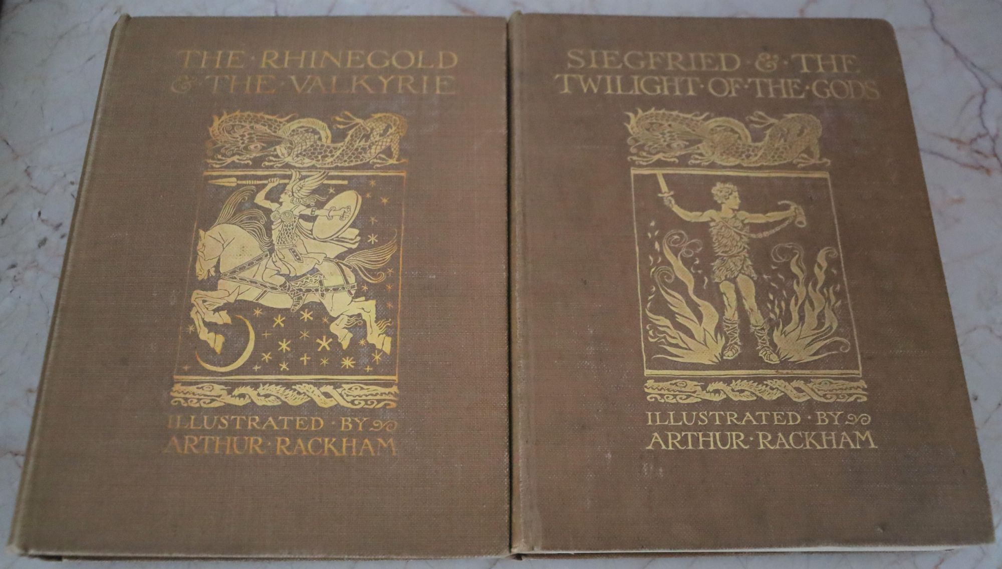 The Rhinegold & The Valkyrie, Siegfried & The Twilight of the Gods (The Ring of the Niblung. a Trilogy with a Prelude by Richard Wagner) (Two Volumes)