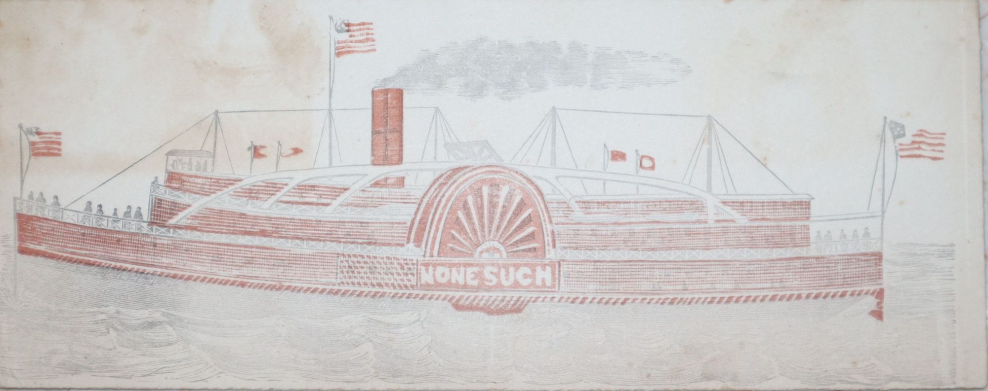 [Print] Steamboat None Such which plied the Arkansas River, circa 1870s
