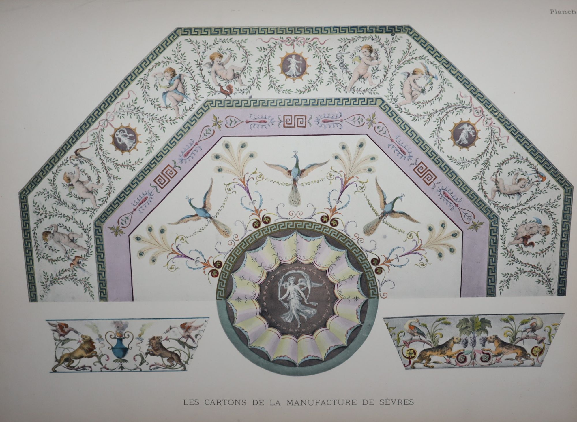 Les Cartons De La Manufacture Nationale de la Svres poques Louis XVI et Empire