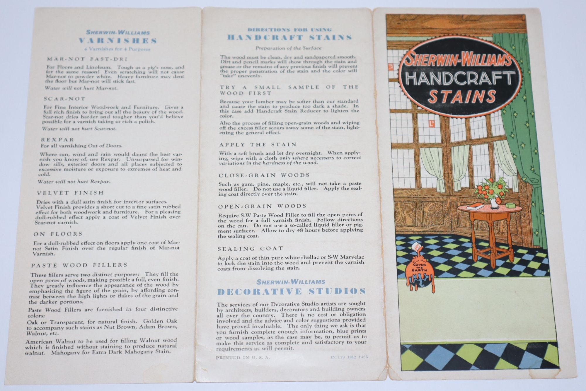 Sherwin-Williams Handcraft Stains . . . Cover the Earth