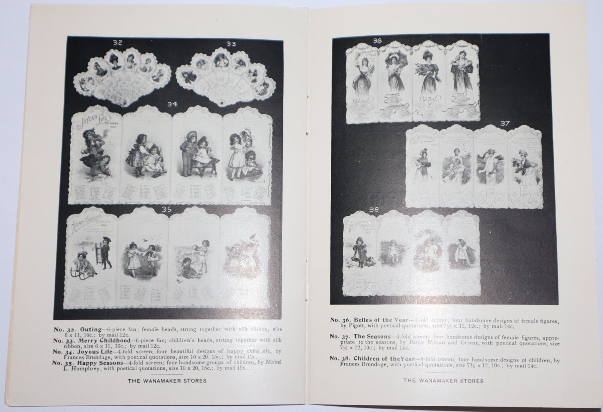 John Wanamaker's Fine Art Calendars for 1900