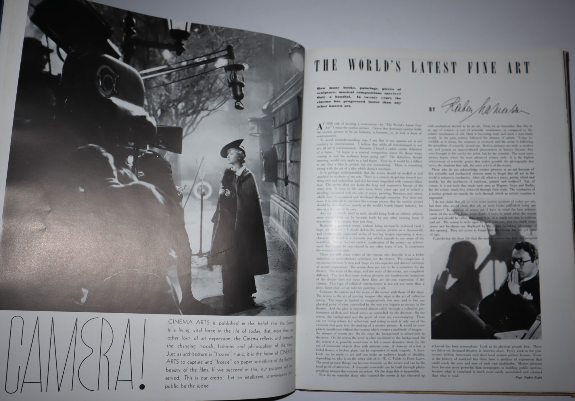 Cinema Arts. June 1937. Vol. 1. No. 1