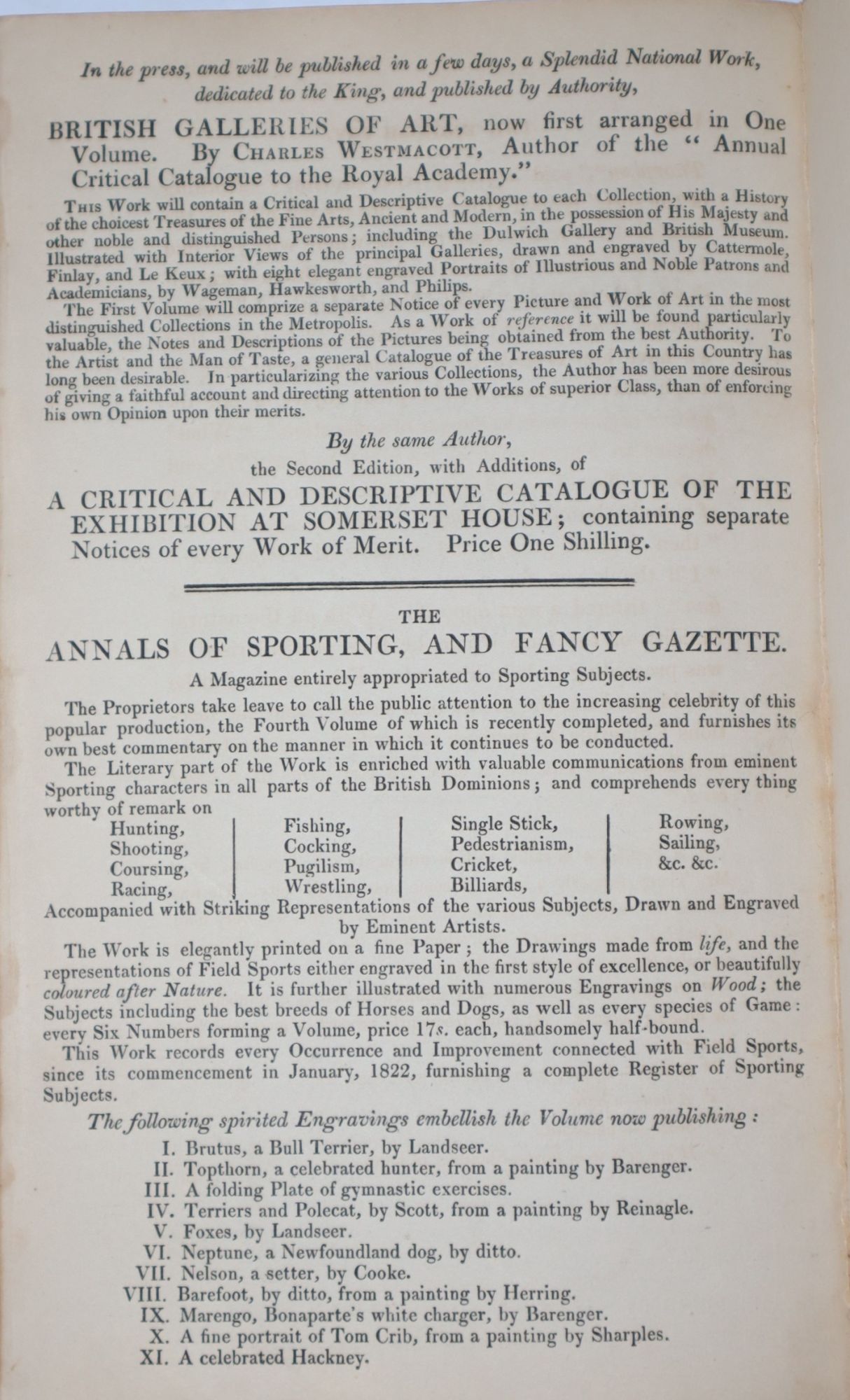 The English Spy: An Original Work, Characteristic, Satirical, and Humorous, Comprising Scenes and Sketches in Every Rank of Society . . . Drawn from Life By Bernard Blackmantle (2 volumes)