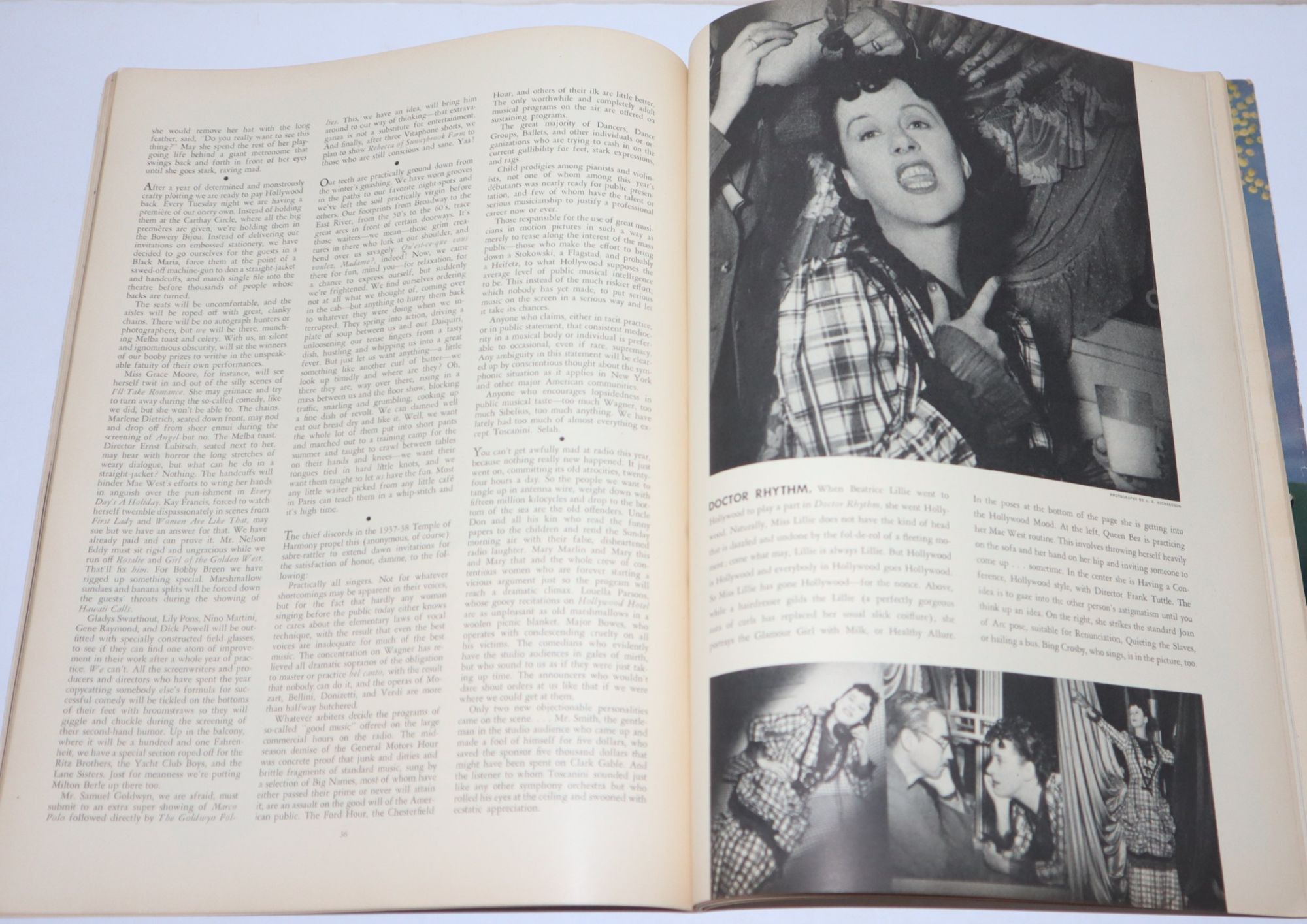 Stage. The Magazine of After Dark. June 1938. Awards Issue [In this issue STAGE Awards the Palms]