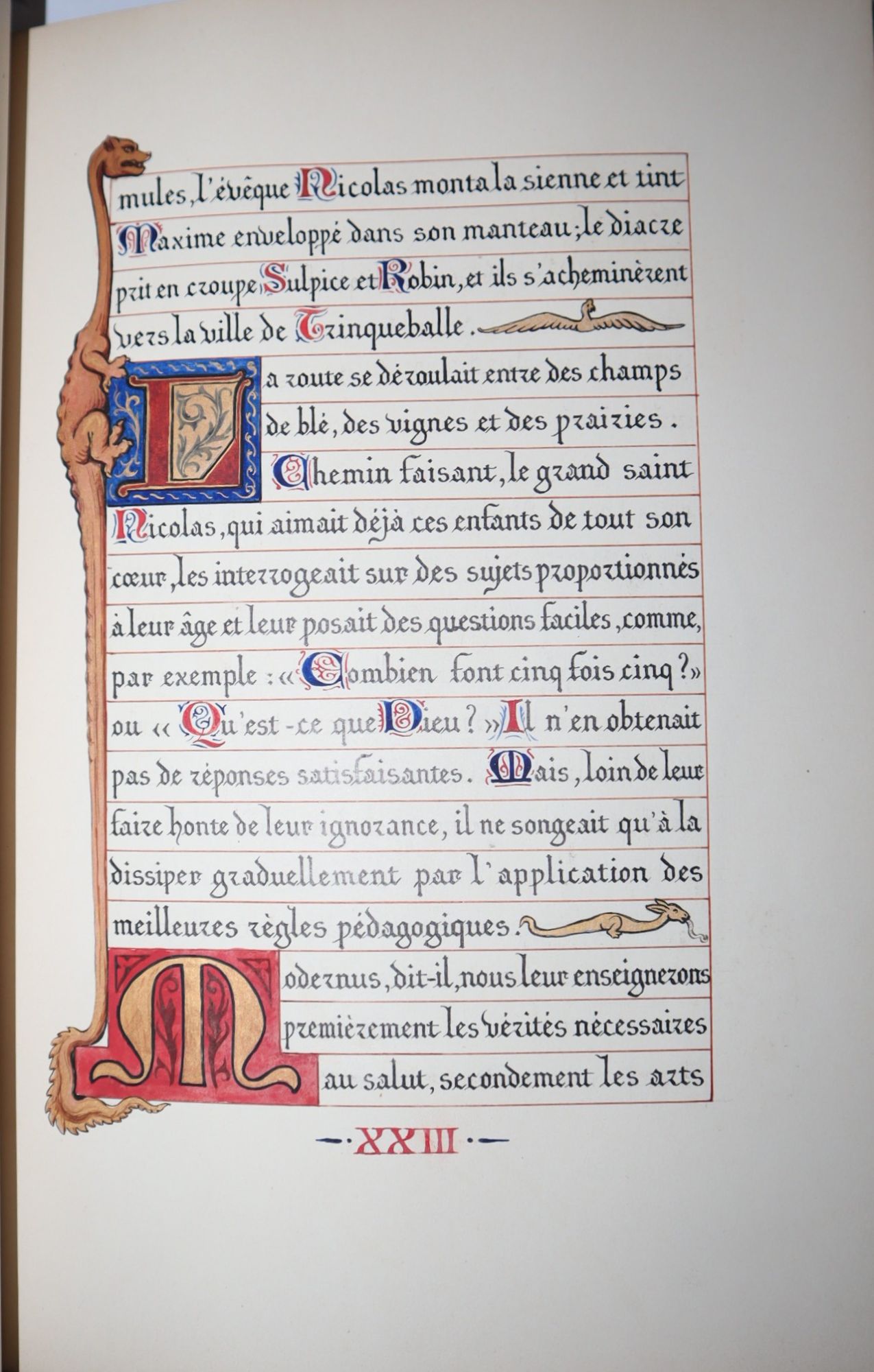 [Illuminated Manuscript] Le Miracle du grand sainte Nicholas