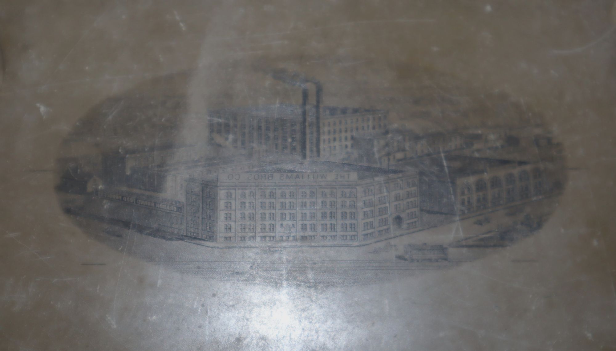 Printing Stone Used in Stone Lithography for Two Detroit Companies: Banner Brand Cigars and Williams Brothers Co
