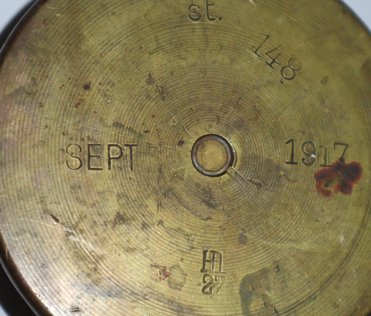[Trench Art] Ashtray shaped like an upside down officer's cap