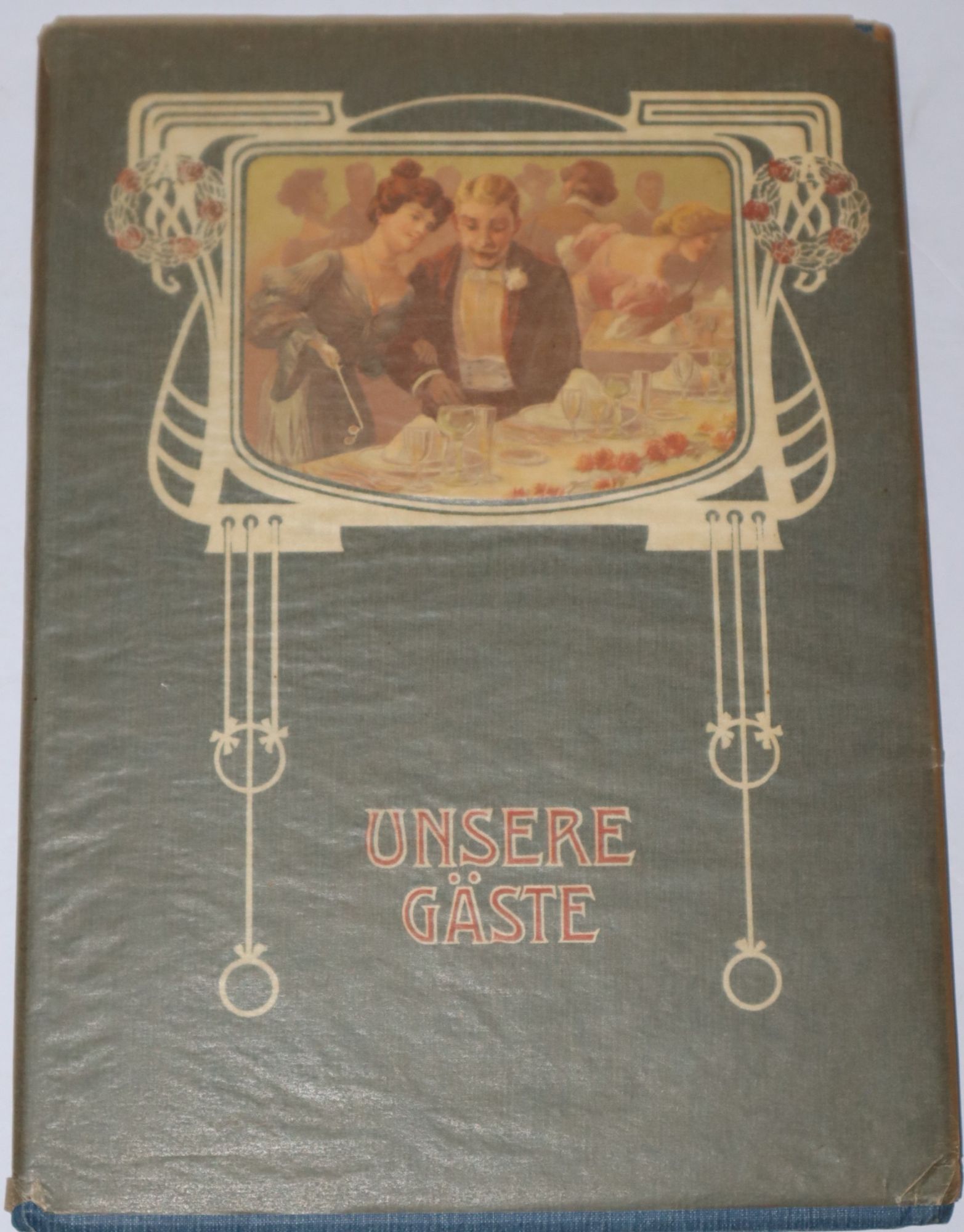 Unsere Gste [together with] a glossy sheet from the publisher explaining the purpose of the book