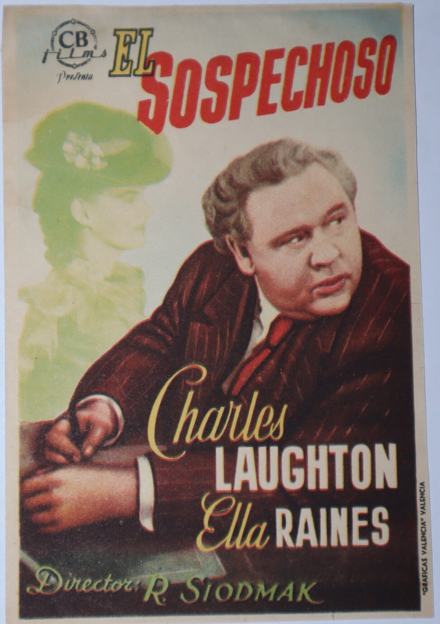 Album of 92 Spanish movie theatre souvenir lobby cards or flyers, from the 1930s to the 1970s