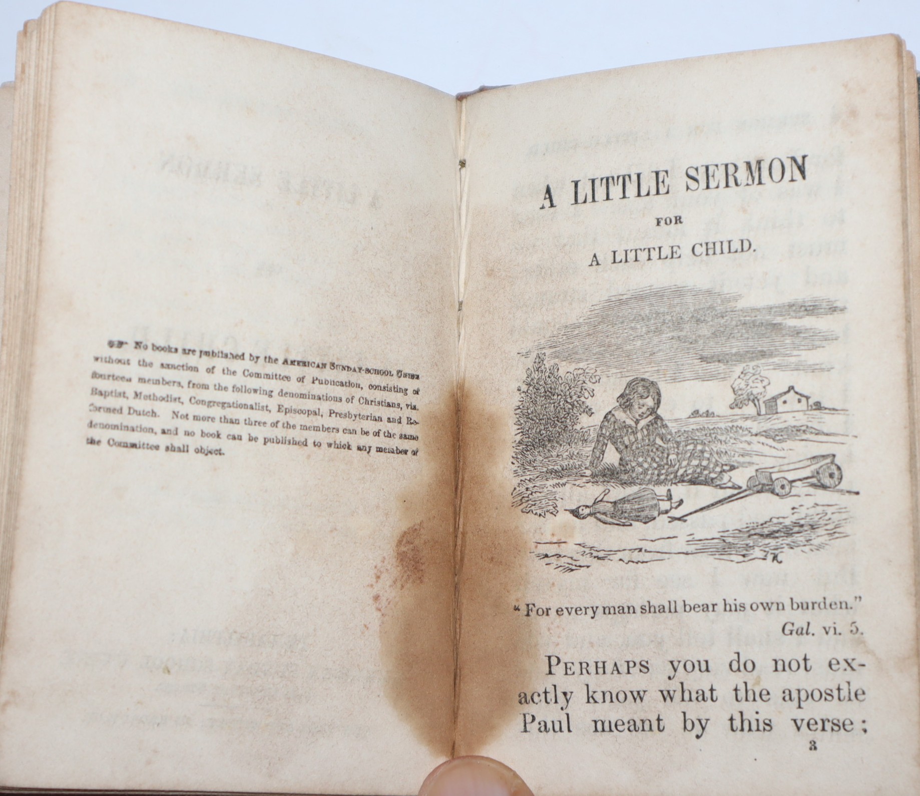The Murder. Mossetse, The African Orphan Boy. A Little Sermon for a Little Child