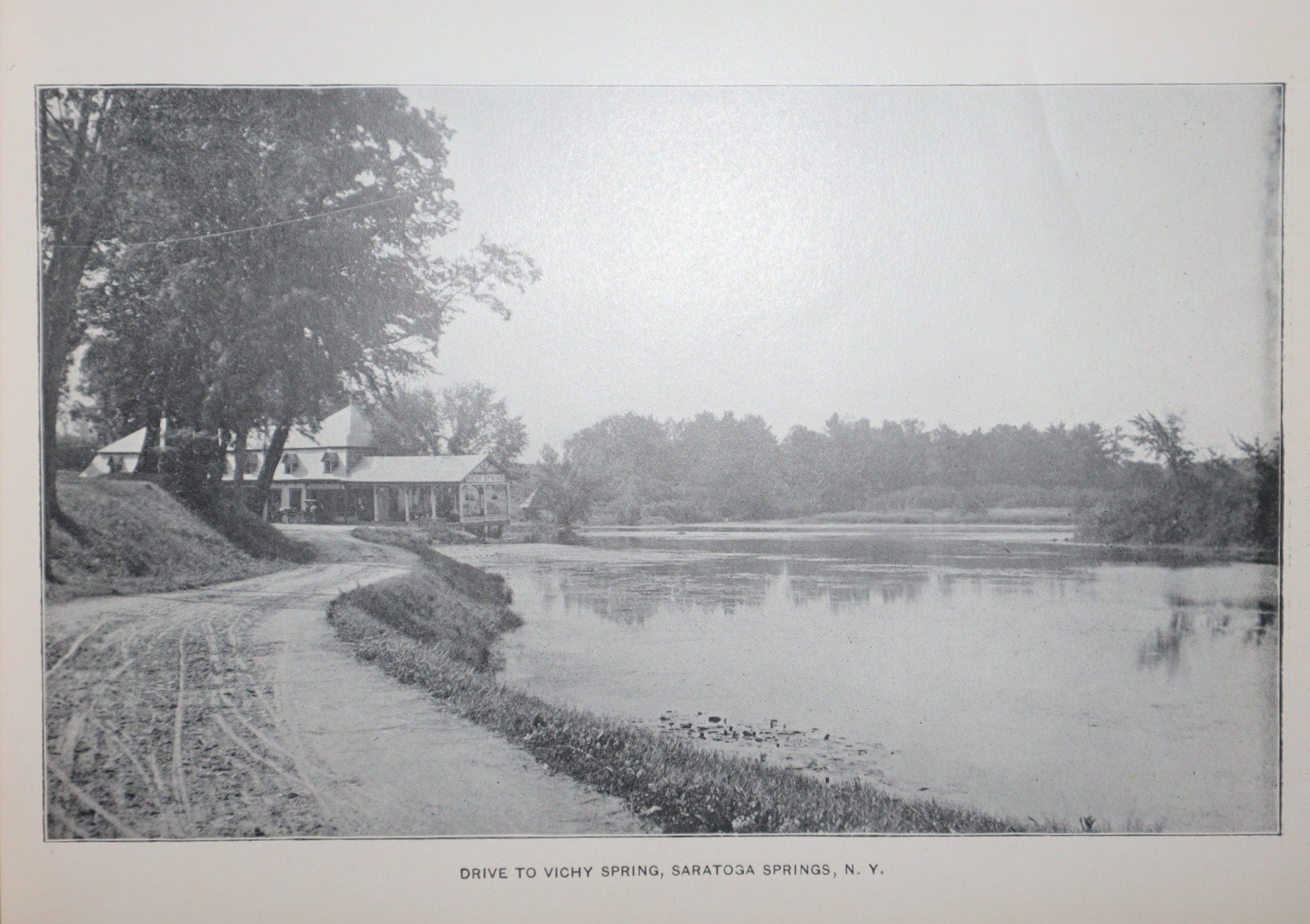 Sixty-One Beautiful Halftone Views of Saratoga Springs [Alternative title as appears on front cover: 