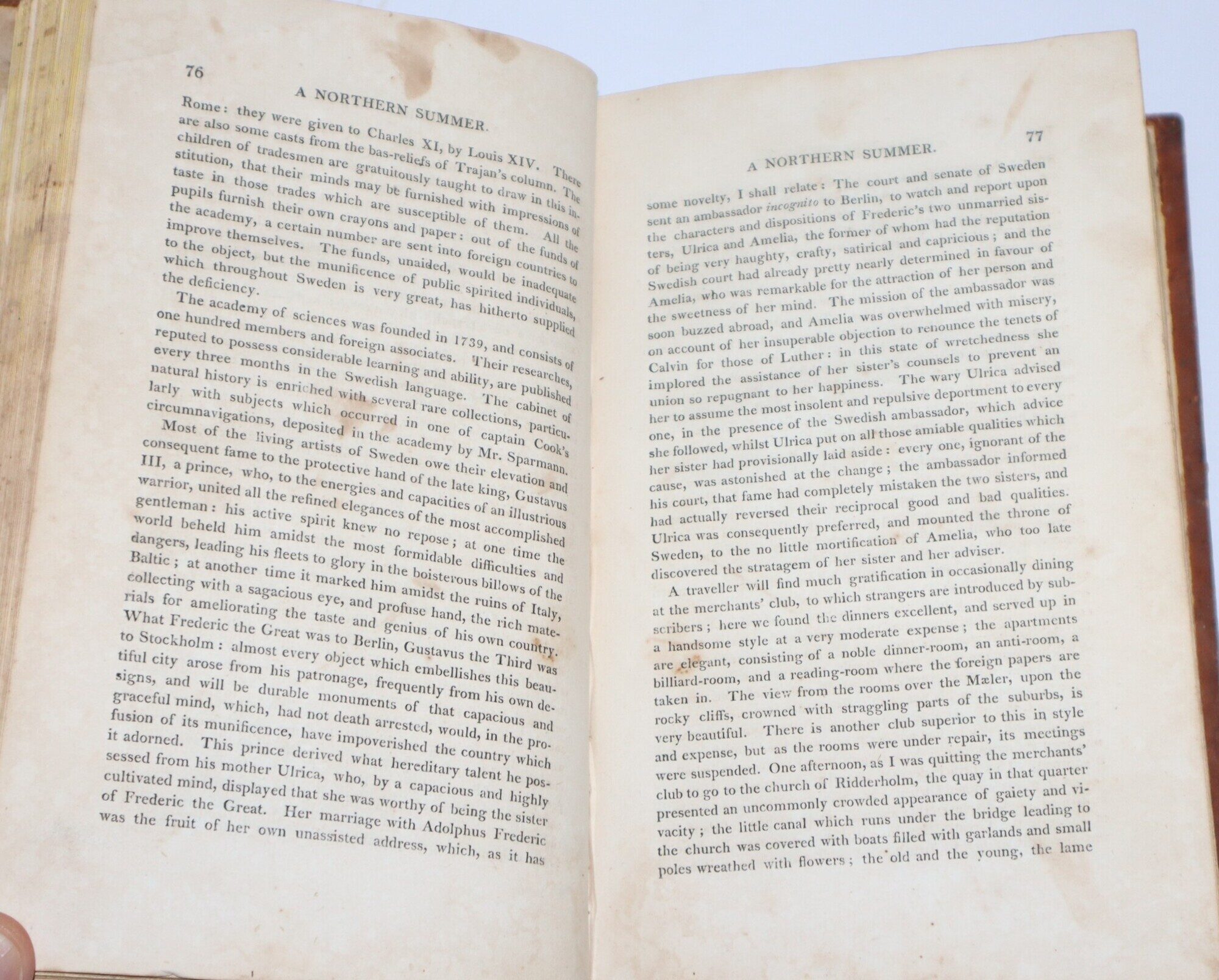 A Northern Summer; or Travels Round the Baltic, Through Denmark, Sweden, Russia, Prussia and Parts of Germany in the Year 1804