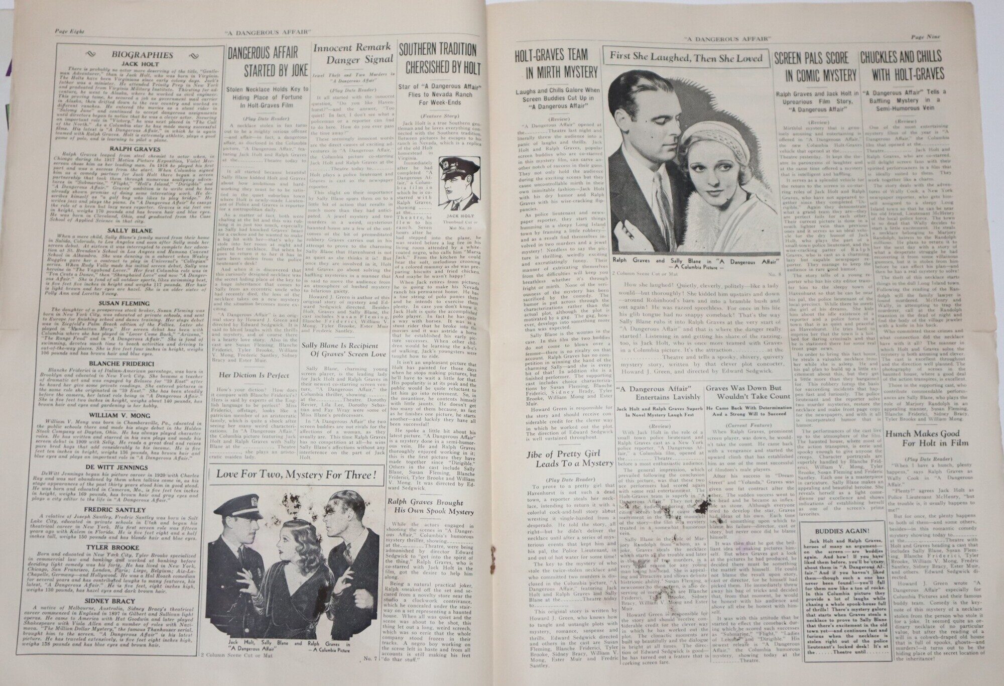 [Movie Campaign Book] Dangerous Affair